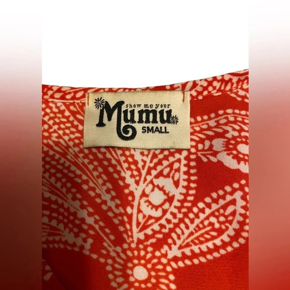 Show Me Your Mumu Red Peta Boo Tunic Top Mini Dress - Picture 6 of 6